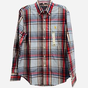 U.S. Polo Assn. Button Down Plaid Shirt